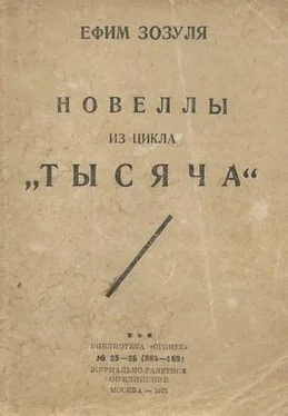 Ефим Зозуля Новеллы из цикла «Тысяча» обложка книги