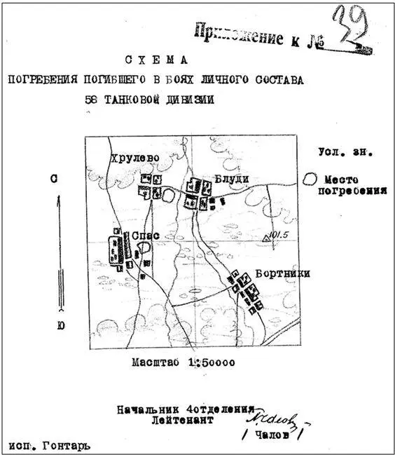 Места захоронений воинов 58й тд в районе Хрулево Спас На левом фланге - фото 10