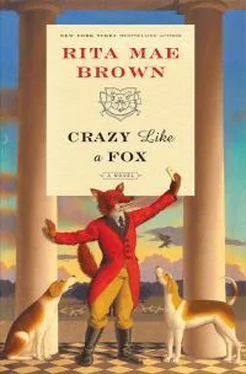 Рита Браун Crazy Like A Fox обложка книги