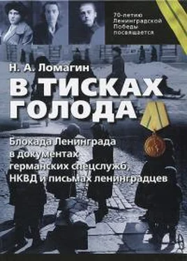 Никита Ломагин В тисках голода. Блокада Ленинграда в документах германских спецслужб, НКВД и письмах ленинградцев обложка книги