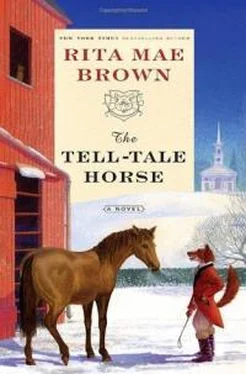 Рита Браун The Tell-Tale Horse обложка книги