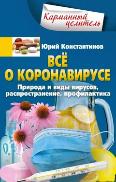 Юрий Константинов Всё о коронавирусе. Природа и виды вирусов, распространение, профилактика обложка книги