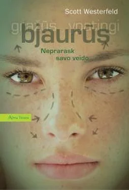 Скотт Вестерфельд Bjaurūs: neprarask savo veido обложка книги