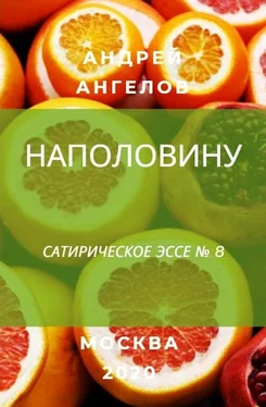 Андрей Ангелов Наполовину обложка книги