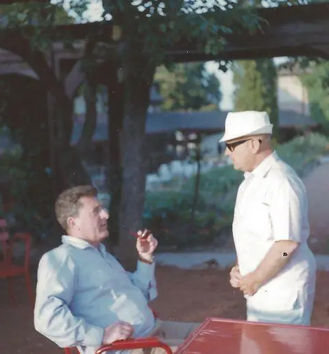 Shaw with Irving P Swifty Lazar the legendary talent agent who represented - фото 77