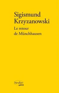 Сигизмунд Кржижановский Le retour de Münchhausen