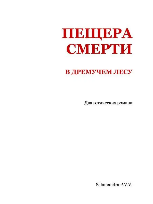 Мэри Анн Берджес ПЕЩЕРА СМЕРТИ В ДРЕМУЧЕМ ЛЕСУ Какое внушает почтение - фото 2