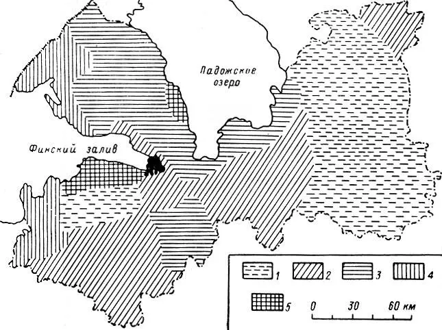 Рис 14 Распределение плотности населения лося в Ленинградской обл в - фото 51