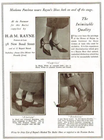 Реклама компании Rayne в программке Анны Павловой 1923 г Реклама утверждает - фото 109