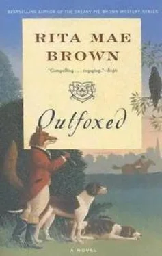 Рита Браун Outfoxed обложка книги