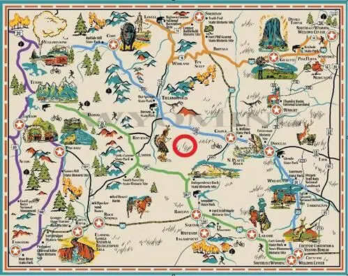 Вот тут сказал я нарисовав фломастером в центре карты жирный красный - фото 27