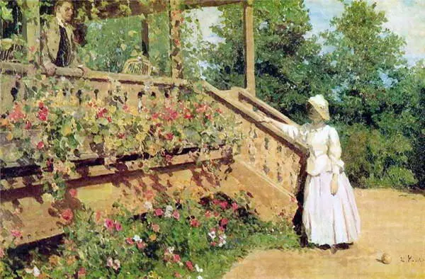 К А Коровин Настурции 1888 К А Коровин Интерьер Охотина 1913 К А - фото 26