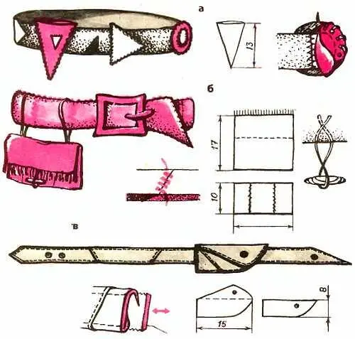 Рис 102 Несложная в исполнении модель с геометрическим рисунком сшита из - фото 100