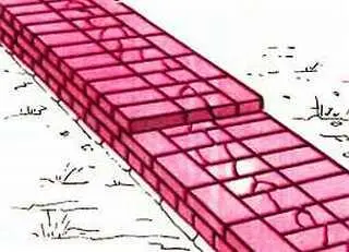 Рис 14 Ради экономии раствора из извести полости в стене закладывают кусками - фото 14