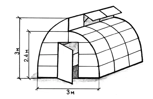 Рис 1 б Последняя модель арочных теплиц имеет разные по высоте дуги как - фото 2