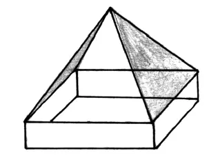 Рис 4 д Рис 4 е При стороне основания пирамиды 3 м она займет площадь 3 - фото 12