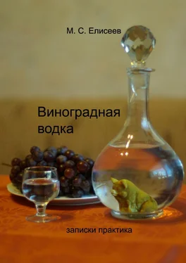 Михаил Елисеев Виноградная водка обложка книги