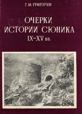 Григор Григорян Очерки истории Сюника. IX–XV вв. обложка книги