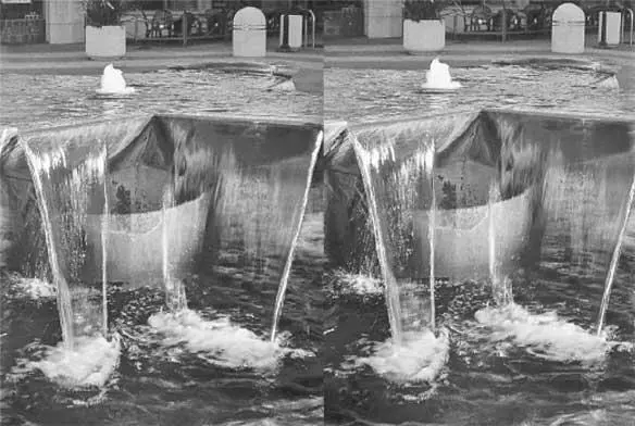 Скосите глаза так чтобы увидеть третью картинку фонтан в 3D с прозрачной - фото 10