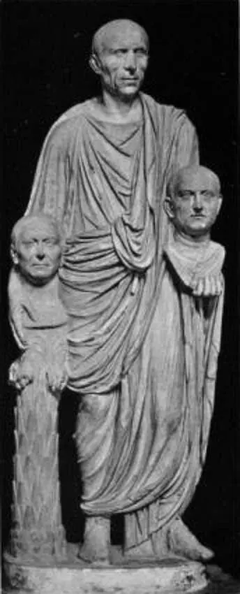 Так называемый Тогатус Барберини Это портрет знатного римлянина с бюстами - фото 135
