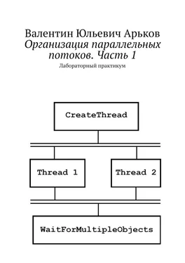 Валентин Арьков Организация параллельных потоков. Часть 1 обложка книги