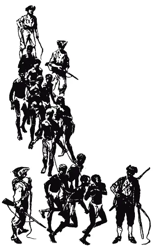 Грелли ОХири и матросы тут же на площади связали руки остальным мужчинам и - фото 17