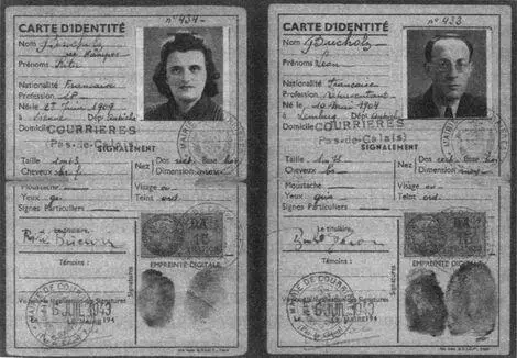 Посвідчення особи Леона та Рити 1943 р Посвідки складалися вдвоє тоненькі - фото 20