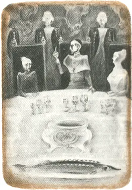 Его высокопреосвященство епископ восседает во главе этого величественного стола - фото 2