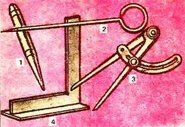 Рис 14 Слесарный циркуль рис 3 употребляется для переноса размеров с - фото 1