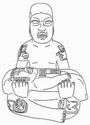 Рис 91 Скульптура из ЛасЛимас Прорисовка по The Olmec World 1995 р - фото 77