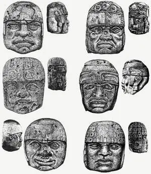Рис 101 Голова 5 монумент 5 СанЛоренсо Высота 186 см Головной убор - фото 83