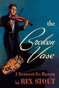 Rex Stout The Broken Vase обложка книги