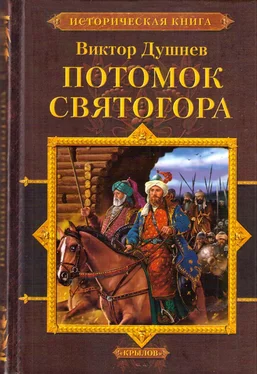 Виктор Душнев Потомок Святогора обложка книги