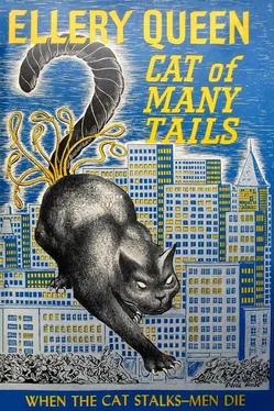 Ellery Queen Cat of Many Tails обложка книги