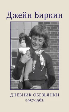 Джейн Биркин Дневник обезьянки (1957-1982) обложка книги