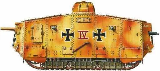 В войска A7V начали поступать поздней осенью 1917 г германская промышленность - фото 16