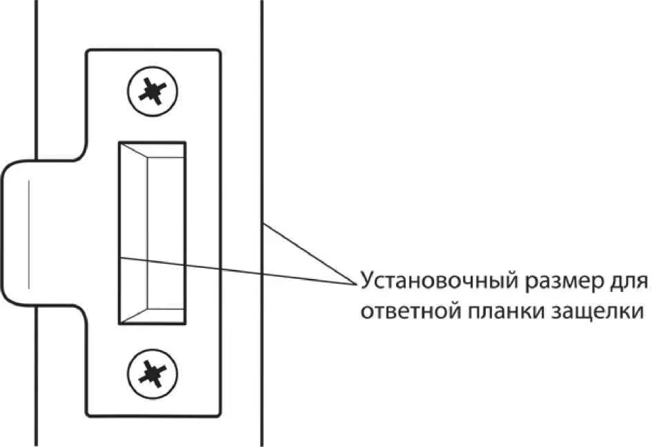12Приложив ответную планку к коробке в соответствующем положении относительно - фото 112