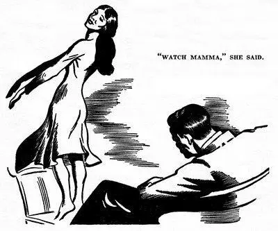 She took off her shoes stepped from the chair to the desk fastened big - фото 8