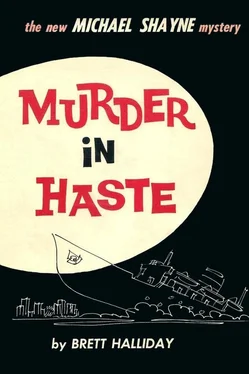 Бретт Холлидей Murder in Haste обложка книги