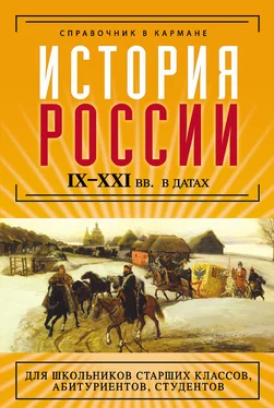 Наталия Трифонова История России IX–XXI веков в датах обложка книги