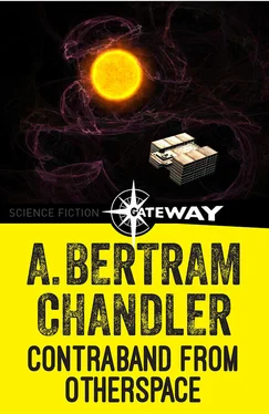 Бертрам Чандлер Contraband From Otherspace обложка книги