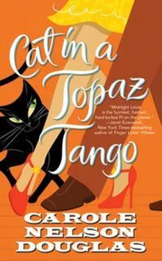 Кэрол Дуглас Cat In A Topaz Tango обложка книги