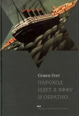 Семен Гехт Пароход идет в Яффу и обратно обложка книги