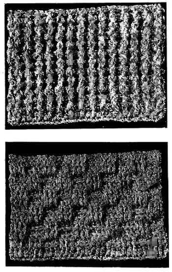 Рис 11 Образцы связанные столбиками с накидом вверху узор в виде - фото 12
