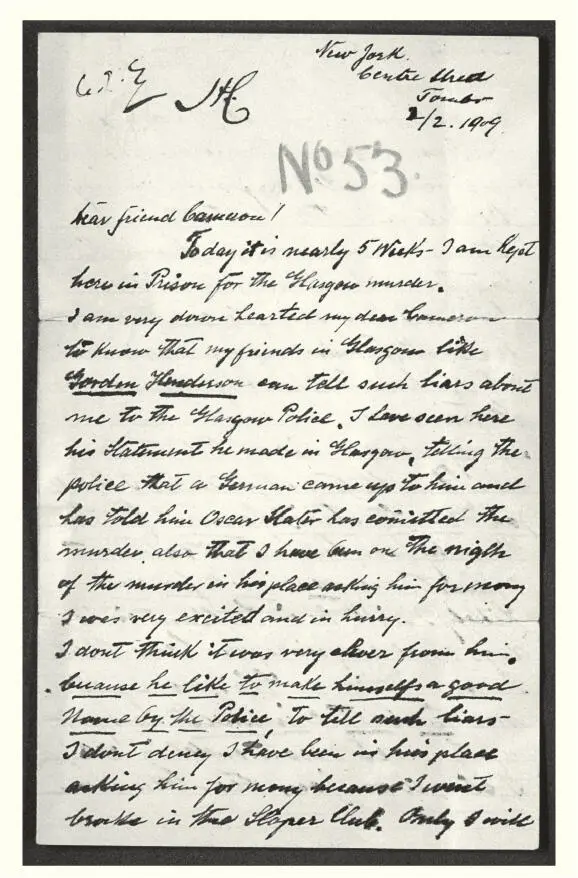 Письмо Слейтера написанное в 1909 году из Могил в НьюЙорке глазговскому - фото 18