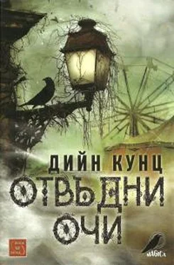 Дин Кунц Отвъдни очи обложка книги