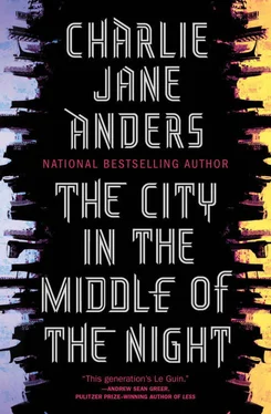 Чарли Андерс The City in the Middle of the Night обложка книги