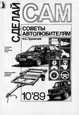 И. Туревский Советы автолюбителям (Сделай сам №10∙1989) обложка книги