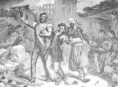 Сцена на улице Севастополя Солдатысоюзники The illustrated London news - фото 100
