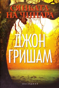 Джон Гришэм Сянката на чинара обложка книги